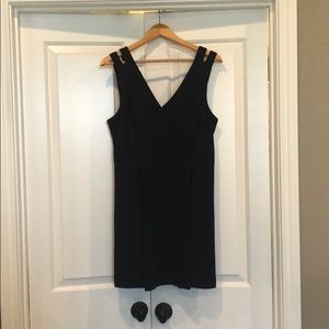 Navy blue mini dress